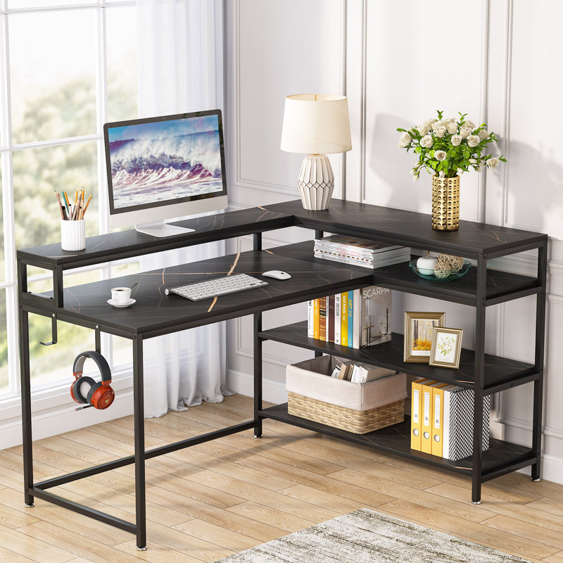 17 Stories L Shape Desk Reviews Wayfair